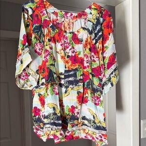Westbound Multicolor Floral Blouse